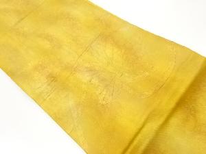 ふくれ織引箔葡萄唐草模様織出し名古屋帯